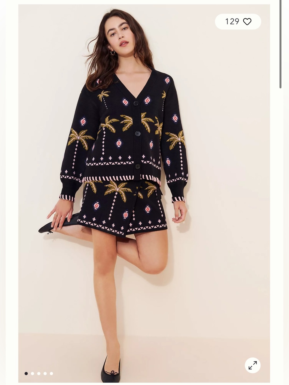 NWT Never Fully Dressed Havana Knit Mini Skirt